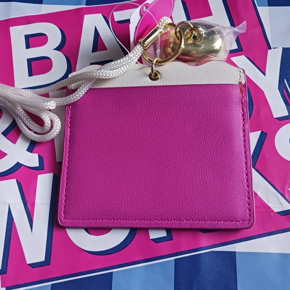 Bath and Body Works Wearable Lanyard with Pocketbac holder